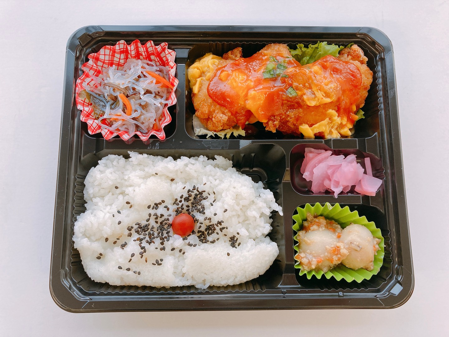 【A】鶏の唐揚げチリ玉ソース